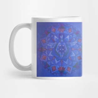 Third eye chakra angel free-hand mandala Mug